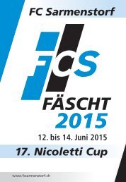 Festführer FCS-Fäscht 2015