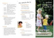 Krippen-Info - Protestantischer Kindergarten Thaleischweiler-FrÃ¶schen