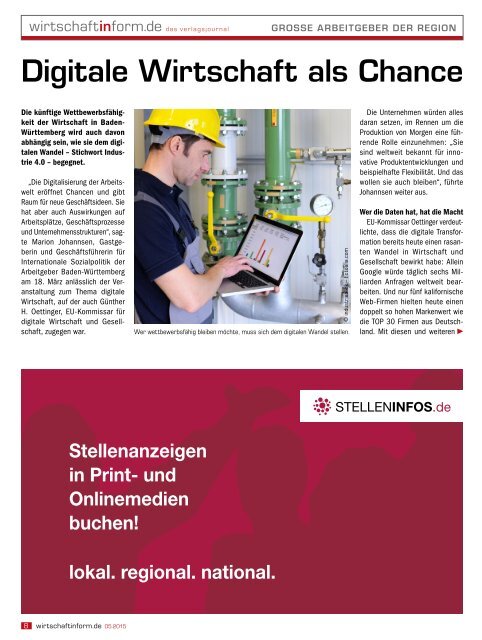 Wirtschaftsstandort Heilbronn | wirtschaftinform.de 05.2015