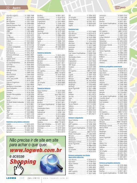 EdiÃ§Ã£o 137 download da revista completa - Logweb