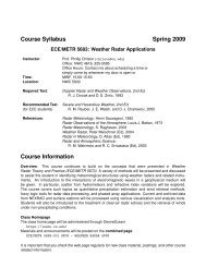 Course Syllabus Spring 2009 Course Information - University of ...