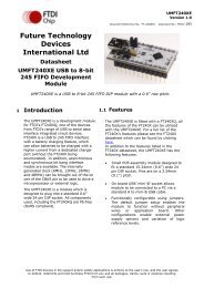 UMFT240XE USB to 8-bit 245 FIFO Development Module - FTDI