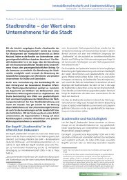 Stadtrendite – der Wert eines Unternehmens für die Stadt