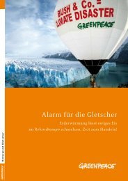Alarm fÃ¼r die Gletscher - Greenpeace