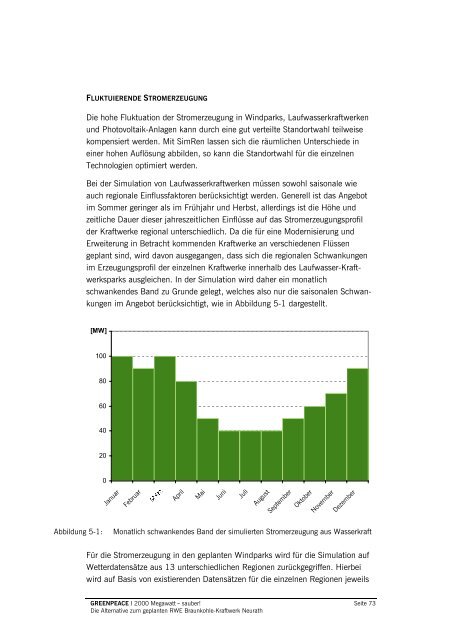 2000 Megawatt â sauber! Die Studie - Greenpeace