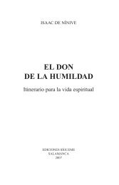 el don de la humildad - Ediciones SÃ­gueme