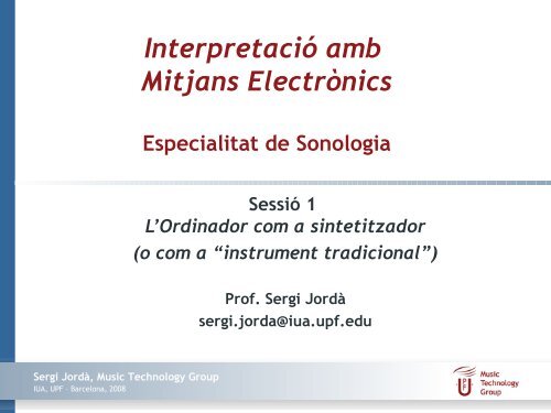 QWERTY Caster - Universitat Pompeu Fabra