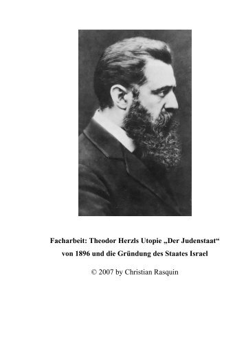 Facharbeit zu Theodor Herzl - Schule und Judentum