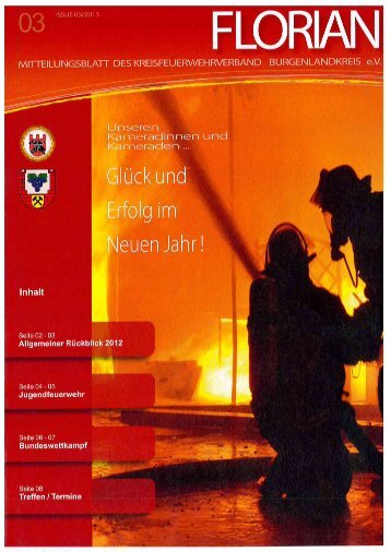 Mitteilungsblatt der Kreisfeuerwehrverbandes Burgenlandkreis e.V. - Heft 03