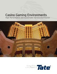 Casino Brochure - Tate Access Floors