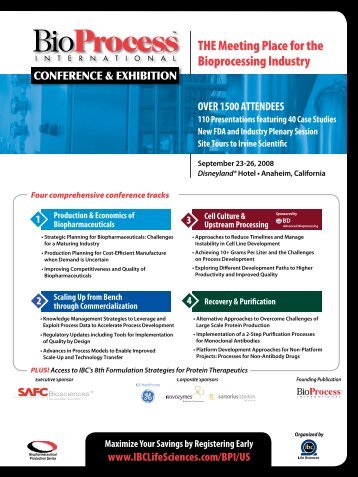 Cell Culture & Upstream Processing - IBC Life Sciences