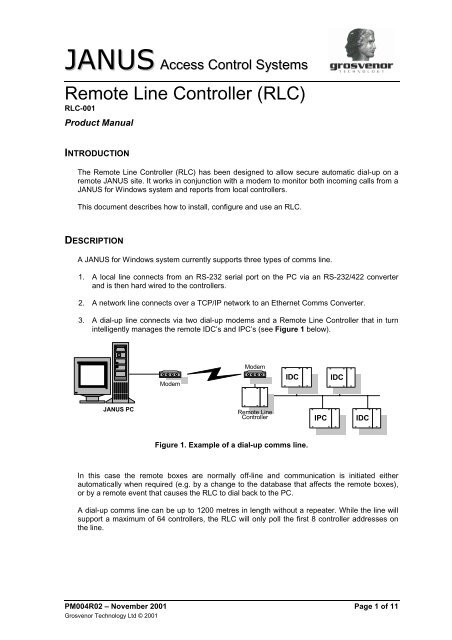 Remote Line Controller (RLC) - Grostech.com