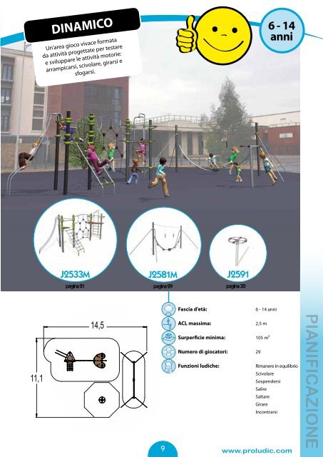 Attrezzature per aree gioco e sportive - Proludic