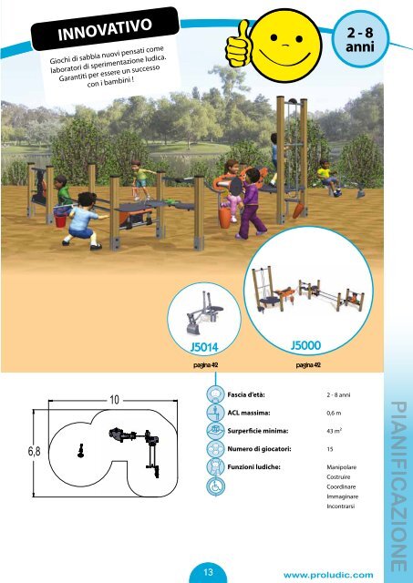 Attrezzature per aree gioco e sportive - Proludic