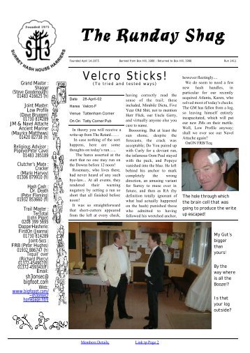 Velcro Sticks! - Surreyh3.org