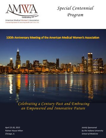 AMWA-Centennial-Program