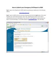 How to Submit your Emergency Drill Report to RIDE - eRIDE Login