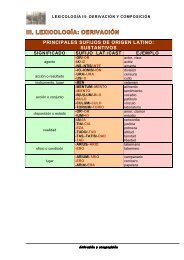 lexicologÃ­a III: derivaciÃ³n y composiciÃ³n