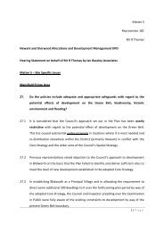 R181 / M5 / Mansfield - Newark and Sherwood District Council