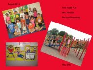August 2014 First Grade Fun Mrs. Rainbolt Phinney Elementary May 2015