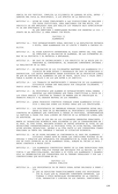 Leyes Ambientales de la Provincia del Chaco.