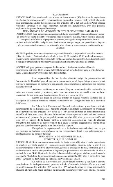 Leyes Ambientales de la Provincia del Chaco.