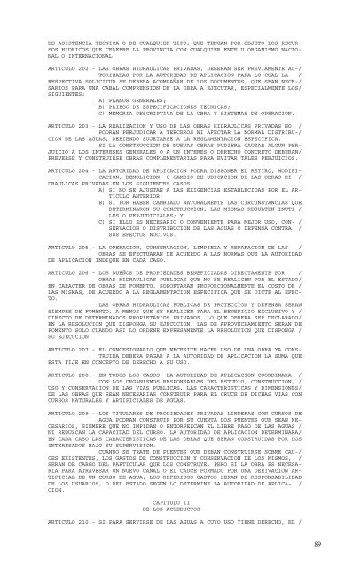 Leyes Ambientales de la Provincia del Chaco.