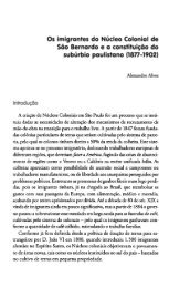 Os imigrantes do Núcleo Colonial de São ... - Diversitas - USP