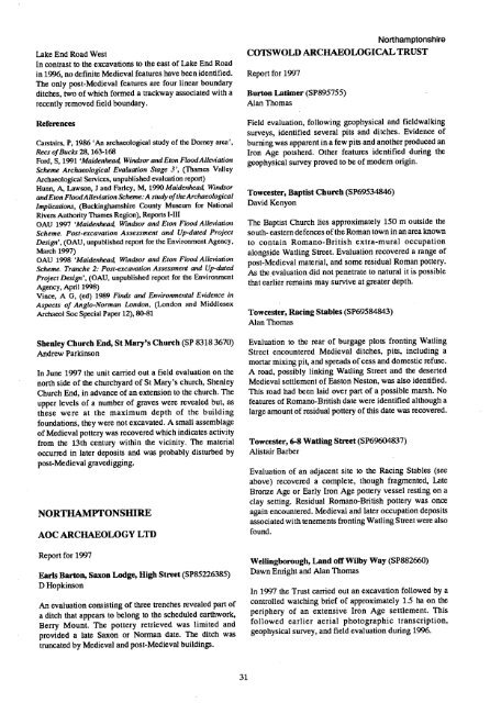 CBA SMA\SMA 1998.PDF - Council for British Archaeology