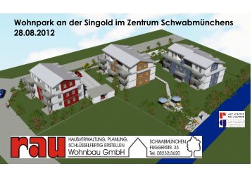Wohnpark an der Singold im Zentrum ... - Rau Wohnbau GmbH