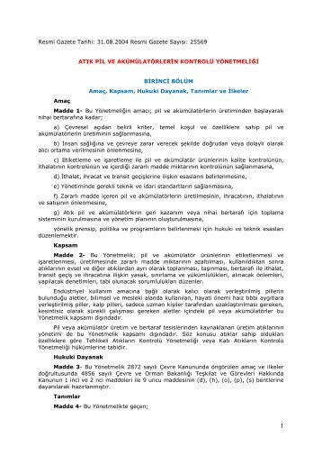 TOTM-DKD-34 AtÄ±k Pil ve AkÃ¼mÃ¼latÃ¶rlerin KontrolÃ¼ YÃ¶netmeliÄi.pdf