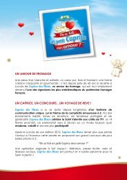 UN AMOUR DE FROMAGE UN CAPRICE, UN ... - Transversal