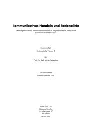 kommunikatives Handeln und RationalitÃ¤t