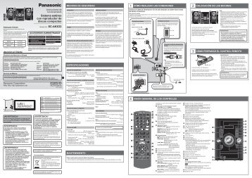 SC-AKX32MANUAL DE USUARIO.pdf() - Panasonic