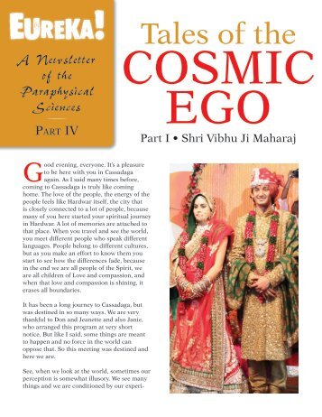 India 4: Tales of the Cosmic Ego - Eureka Productions