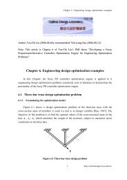 Chapter 6. Engineering design optimization examples