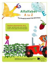 Quiz - agriculture in the classroom...