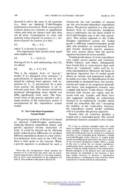 A Theoretical Foundation for the Gravity Equation