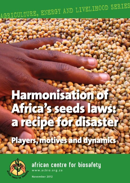 Harmonisation of seed laws in Africa.indd - Never Ending Food