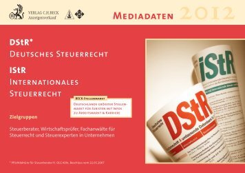 DStR/IStR - Verlag C. H. Beck oHG