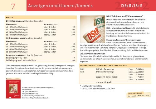 DStR/IStR - Verlag C. H. Beck oHG