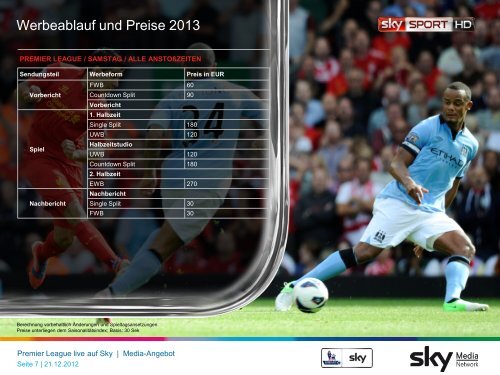 Premier League live auf Sky - Sky Media Network