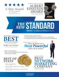 USANA Accolades - Pete Zdanis