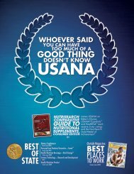Best of State Awards - Usana