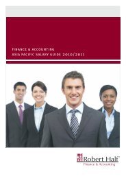 Finance & Accounting Salary Guide - Robert Half
