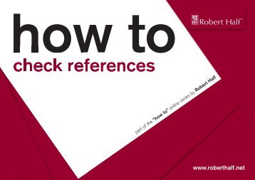 telephone reference check