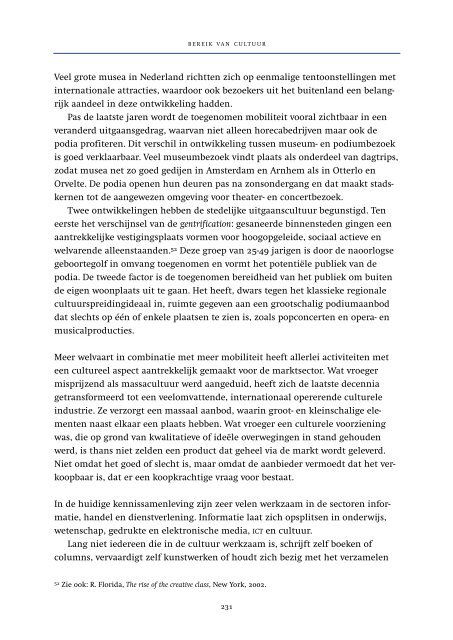 Cultuurbeleid in Nederland - OCW - 2002