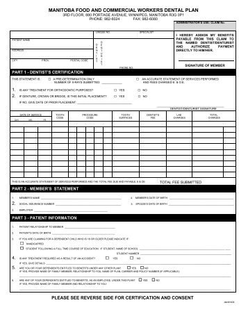 MFCW Claim Form - UFCW, Local 832