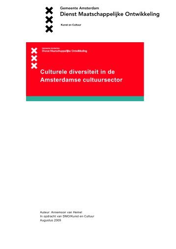 Culturele diversiteit in de Amsterdamse cultuursector - Binoq Atana