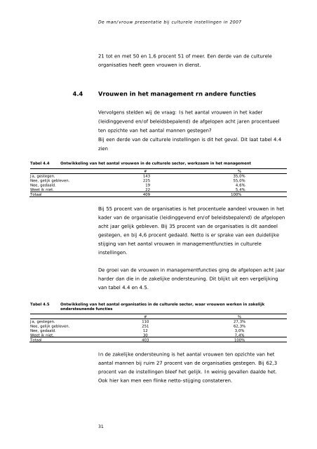 Culturele diversiteit in de besturen en onder het personeel van ...